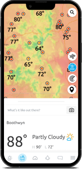 Ambient Weather Network screenshot - Layered Maps